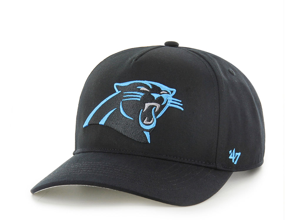 47Brand Carolina Panthers Black Classic Edition Hitch Snapback Cap