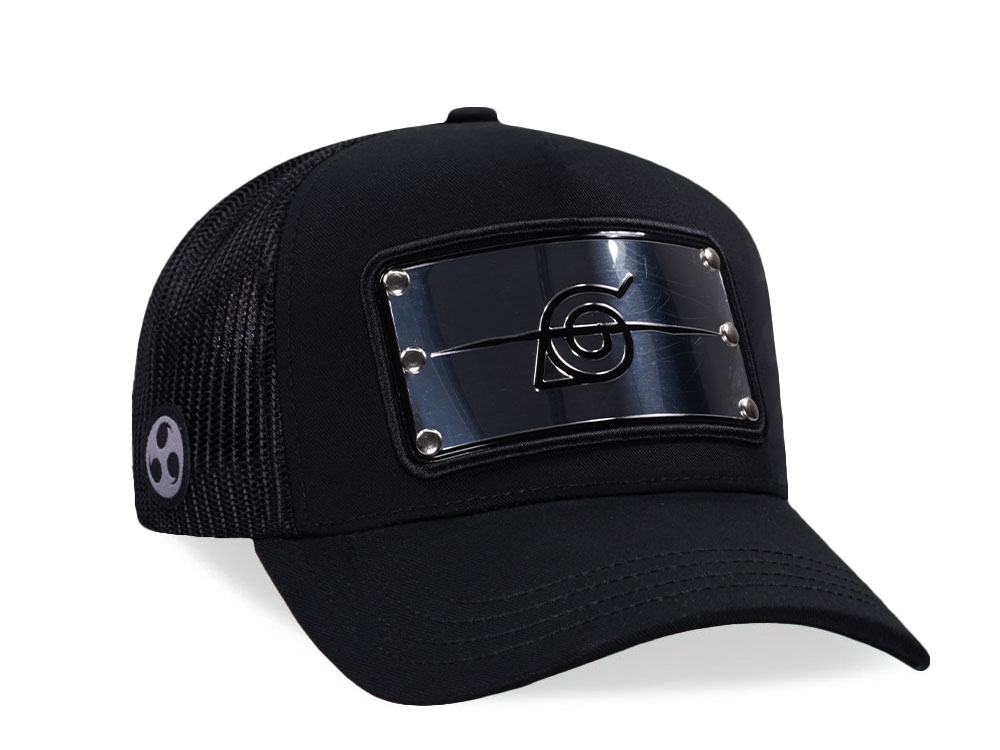 Capslab Naruto Konoha Headband Trucker Snapback Cap