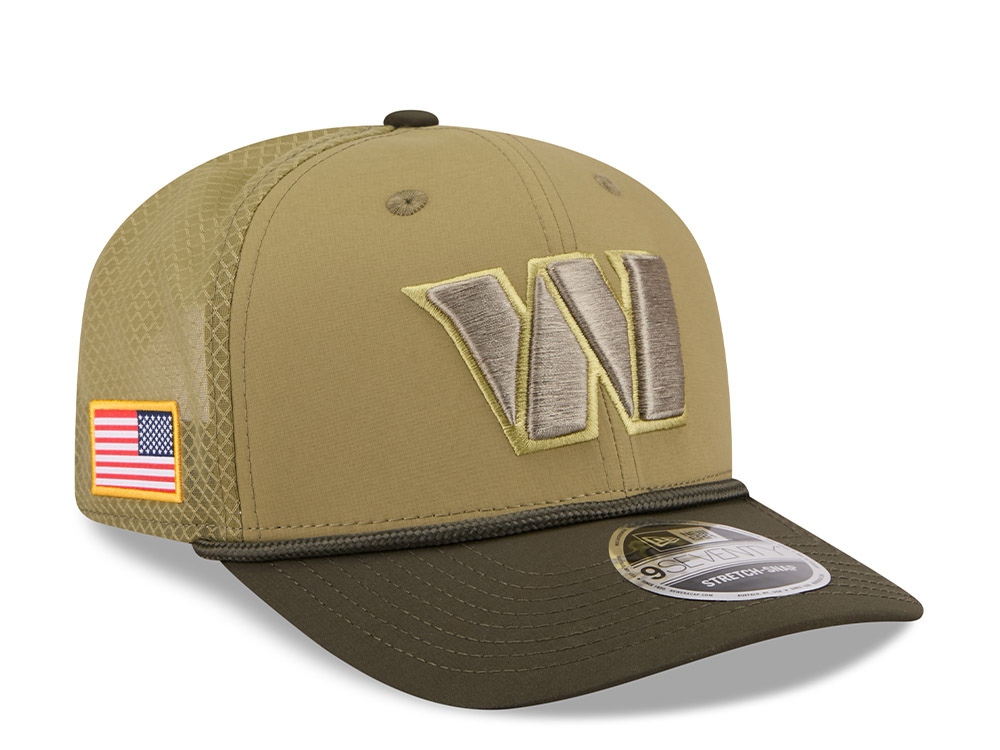 New Era Washington Commanders Salute To Service 2025 9Seventy Snapback Cap