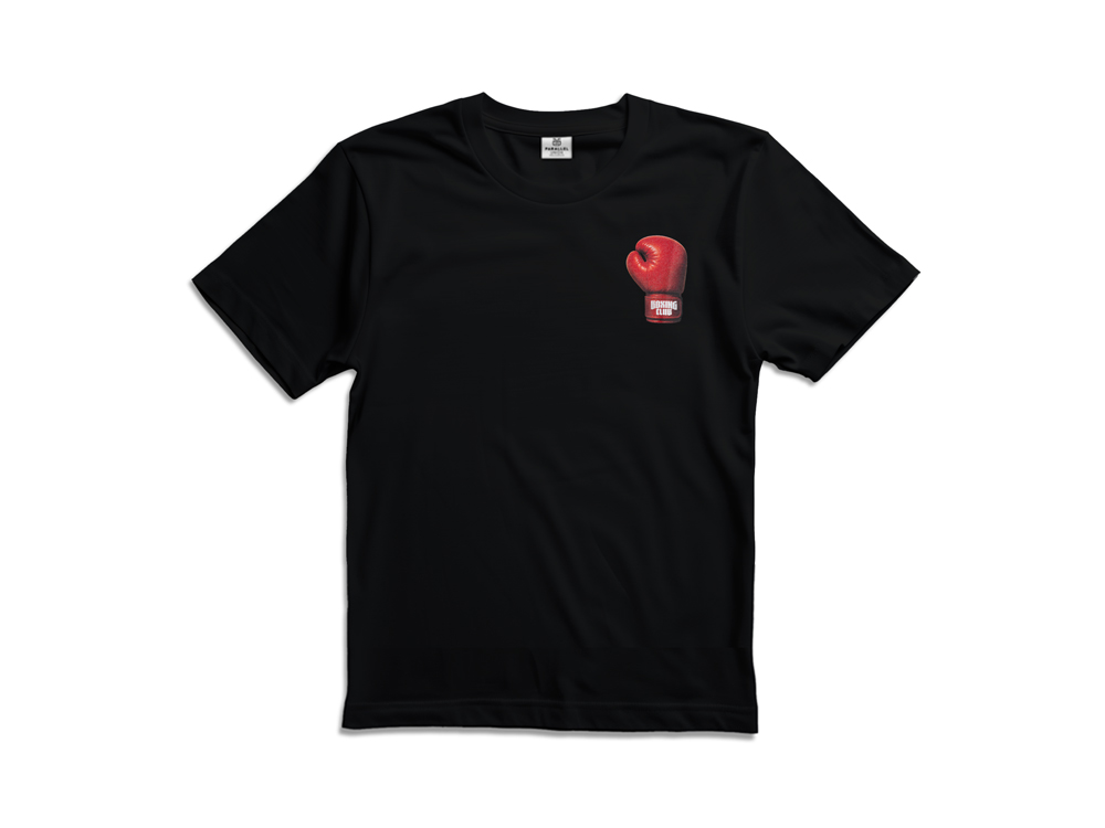 Parallel Union T-Shirt Boxing Club Black Oversize Edition