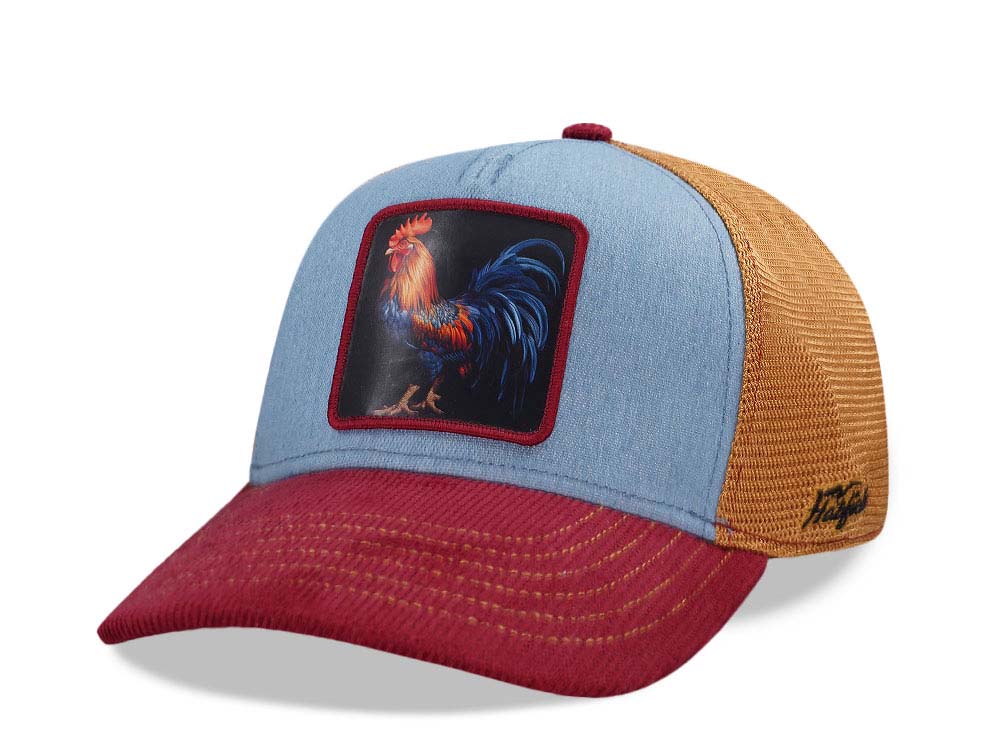 Hatfield Rooster Black Trucker Snapback Cap