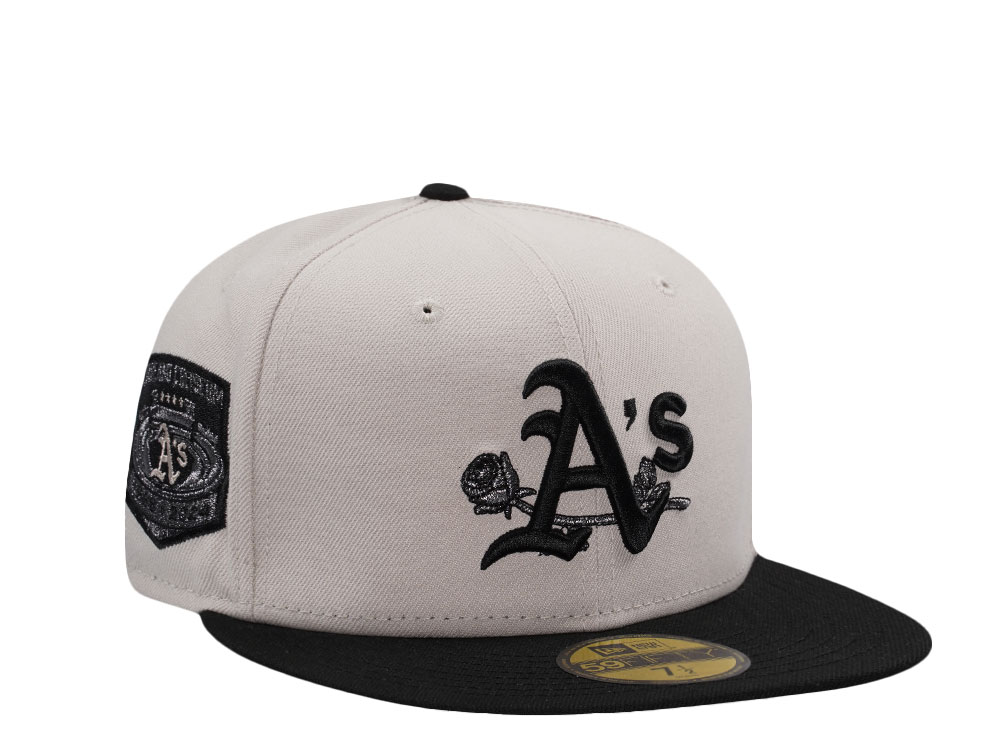 New Era Oakland Athletics Coliseum Stone Two Tone Edition 59Fifty Fitted Cap