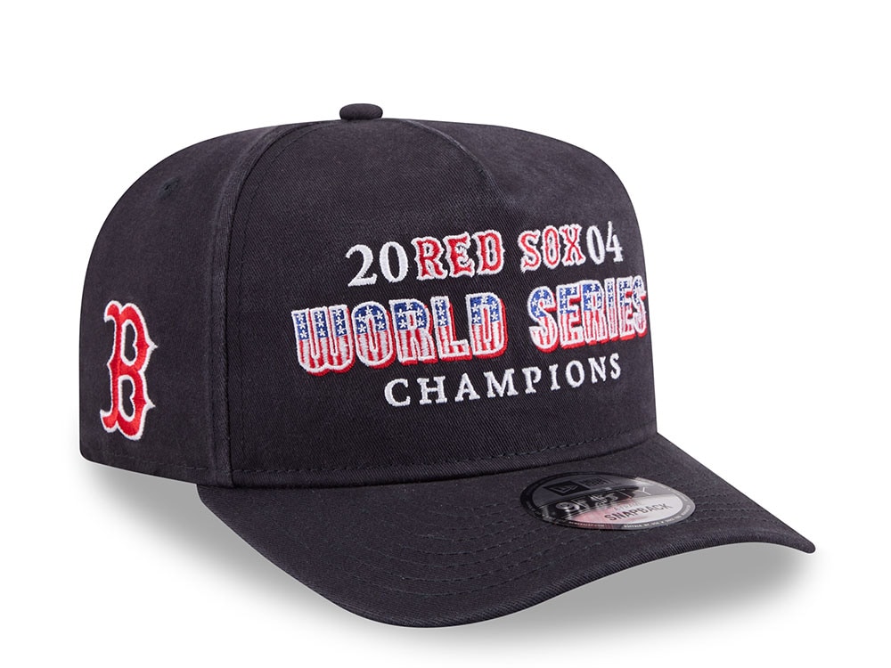 New Era Boston Red Sox World Series Champions 2004 Historic Navy Edition 9Fifty A Frame Snapback Cap