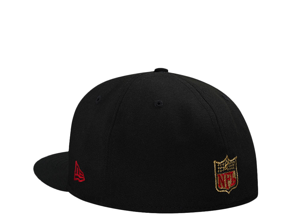 New Era San Francisco 49ers 60 Seasons Black Metallic Edition 59Fifty Fitted Cap