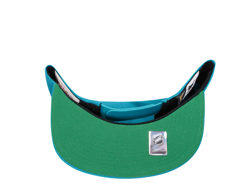 Mitchell & Ness San Jose Sharks Alternate Flip Vintage Snapback Cap