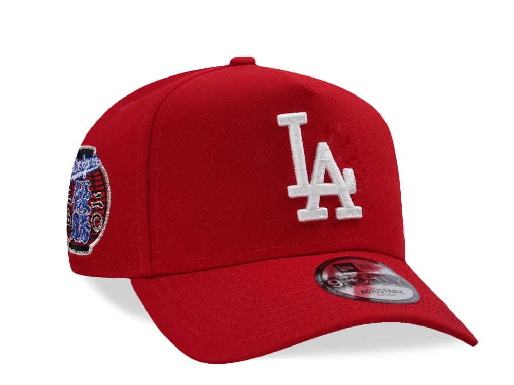 New Era Los Angeles Dodgers World Series 2025 Scarlet Prime Edition 9Forty A Frame Snapback Cap