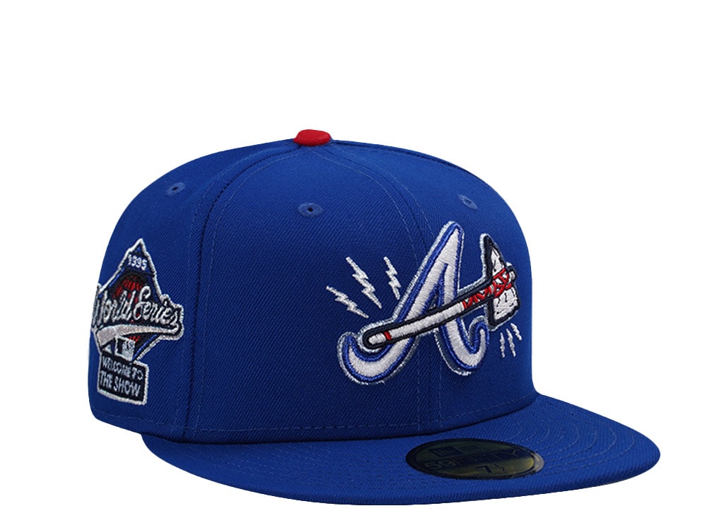 New Era Atlanta Braves World Series 1995 Royal Blue Prime Edition 59Fifty Fitted Cap