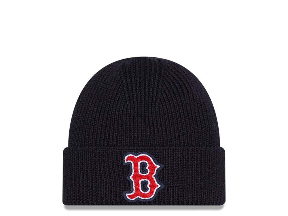 New Era Boston Red Sox Skull Knit Navy Pipot