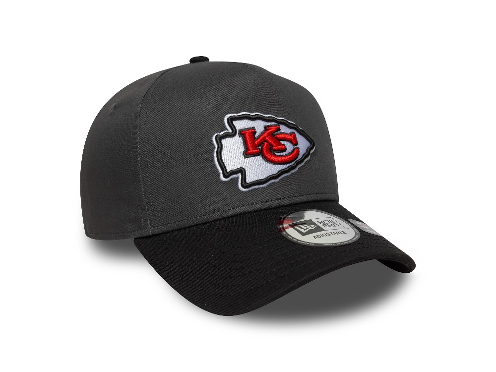New Era Kansas City Chiefs Two Tone 9Forty A Frame Snapback Cap