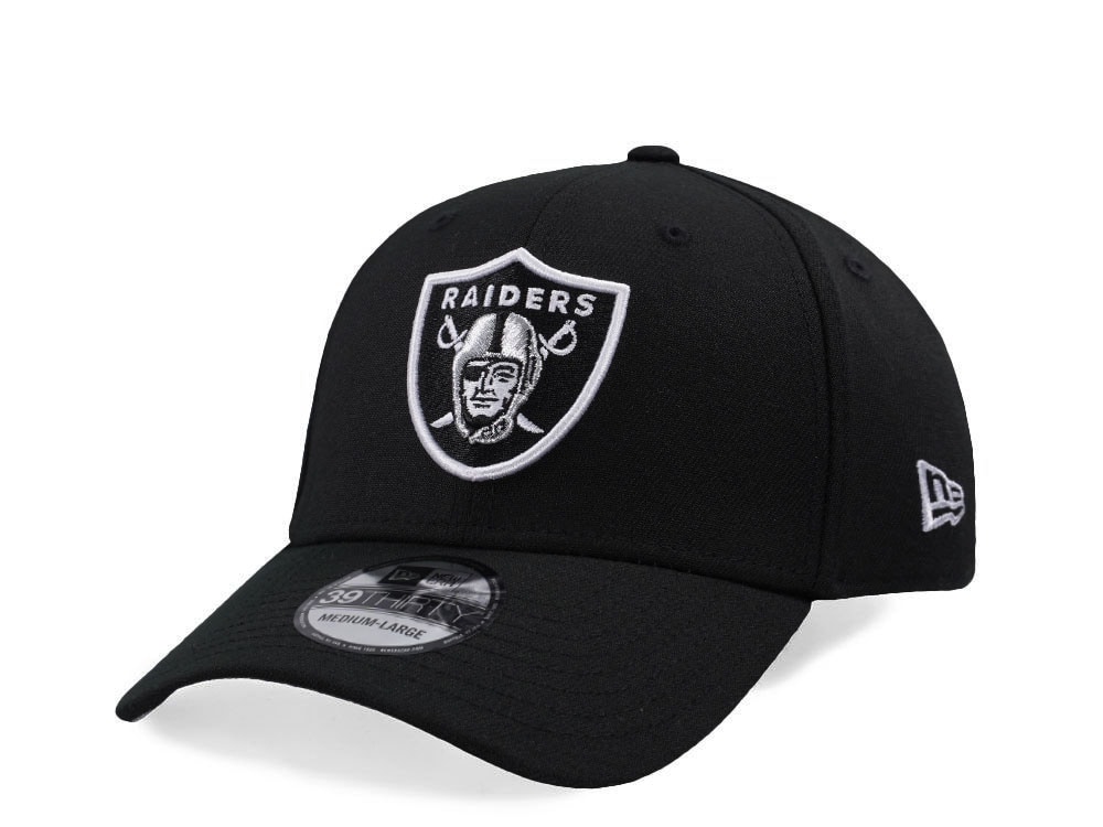 New Era Las Vegas Raiders Black Edition 39Thirty Stretch Fit Cap