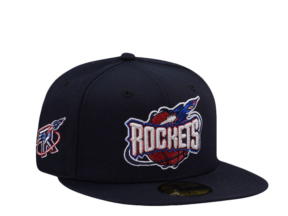 New Era Houston Rockets Metallic Navy Prime Edition 59Fifty Fitted Cap
