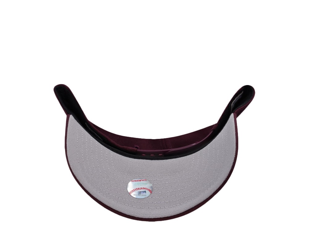 New Era Toronto Blue Jays 25th Anniversary Maroon Prime Edition 9Forty A Frame Snapback Cap