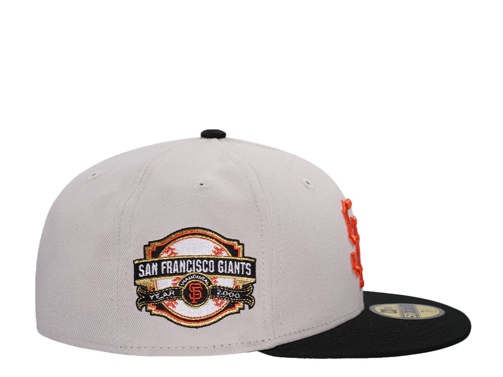 New Era San Francisco Giants Inaugural Year 2000 Stone Chrome Edition 59Fifty Fitted Cap