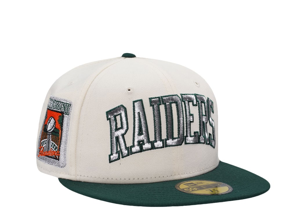 New Era Las Vegas Raiders Super Bowl XI Chrome Two Tone Edition 59Fifty Fitted Cap