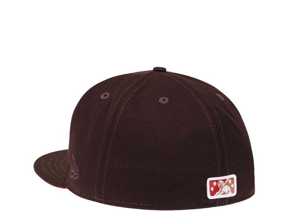 New Era Mudville Nine Dark Chocolate Copper Prime Edition 59Fifty Fitted Cap