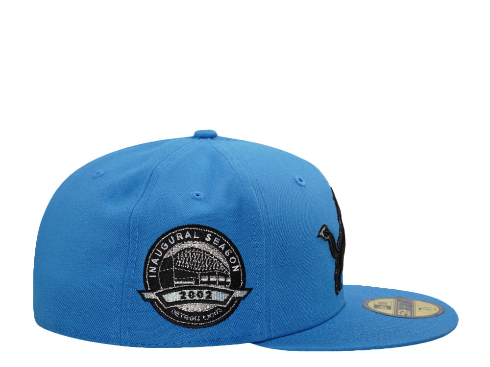 New Era Detroit Lions Inaugural Season 2002 Blue Reef Prime Edition 59Fifty Fitted Cap