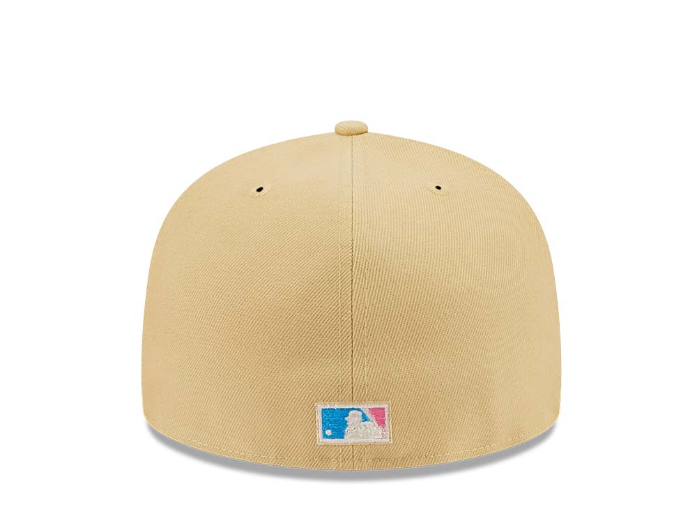 New Era Atlanta Braves Stitch 30th Anniversary Gold Edition 59Fifty Fitted Cap