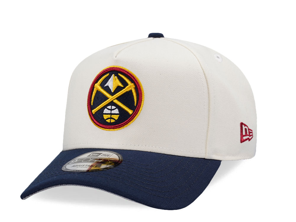 New Era Denver Nuggets Classic Chrome Two Tone Edition 9Forty A Frame Snapback Cap