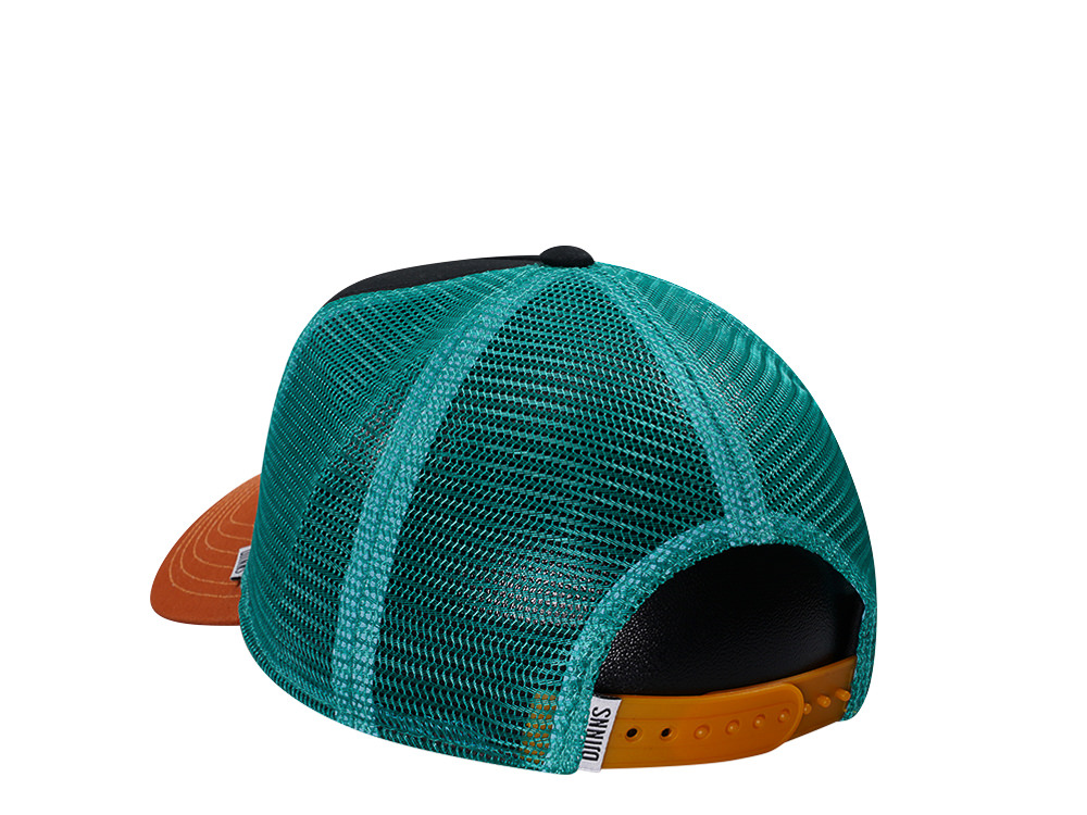 Djinns Food Croissant Black Trucker Snapback Cap