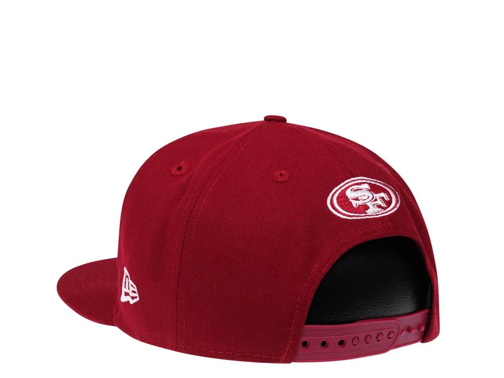 New Era San Francisco 49ers Smooth Red Edition 9Fifty Snapback Cap