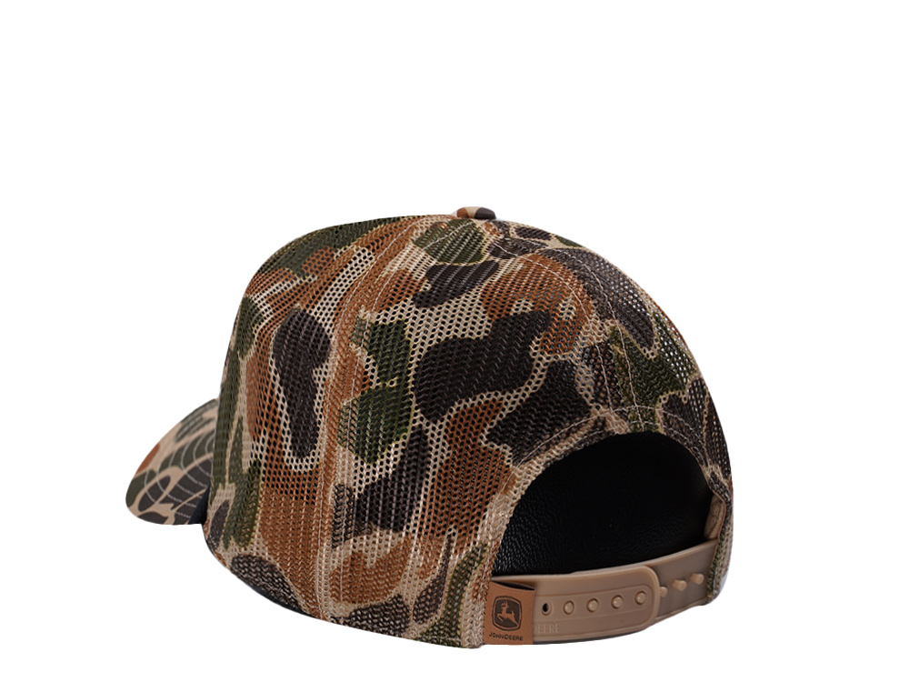 John Deere Vintage Camo Trucker Snapback Cap
