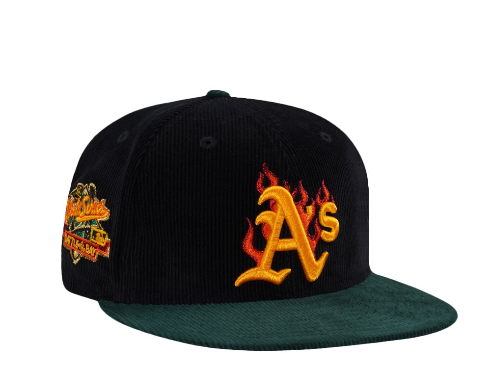New Era Oakland Athletics World Series 1989 Corduroy Black Two Tone Edition 59Fifty Fitted Cap