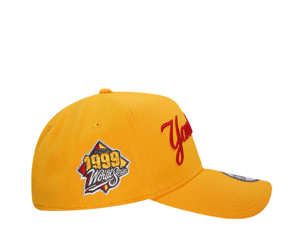 New Era New York Yankees World Series 1999 Yellow Classic 9Forty A Frame Snapback Cap