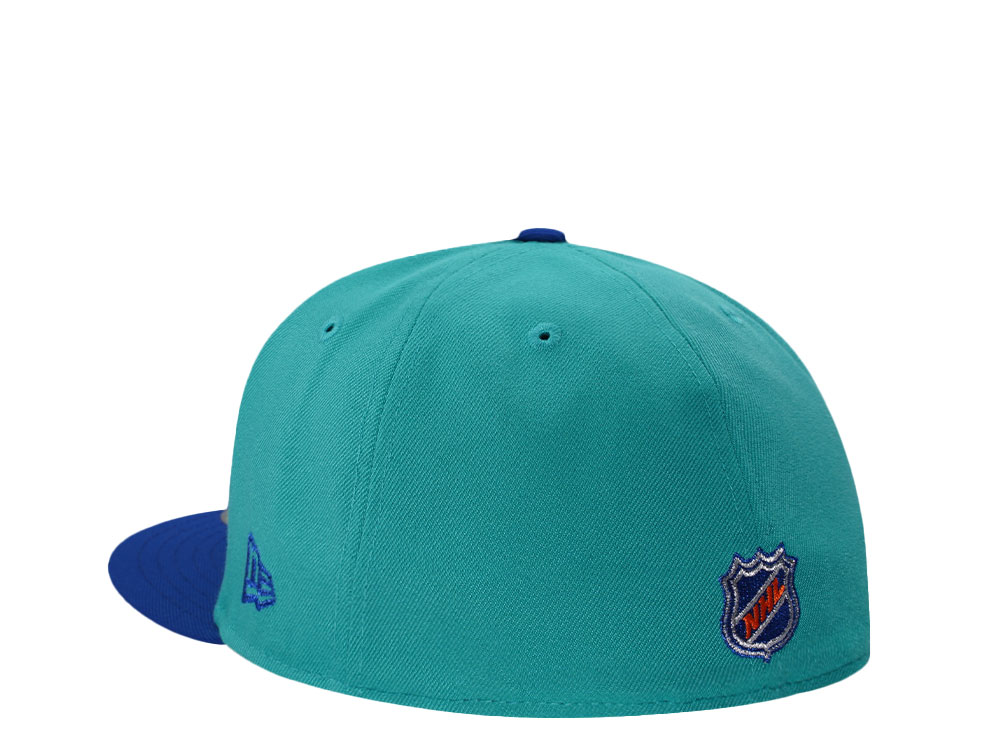 New Era New York Islanders 20th Anniversary Teal Two Tone Edition 59Fifty Fitted Cap