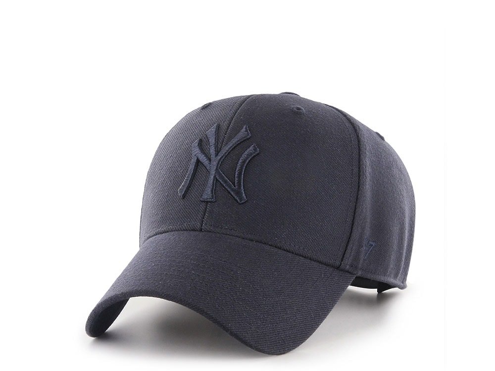 47Brand New York Yankees Navy on Navy Classic Snapback Cap