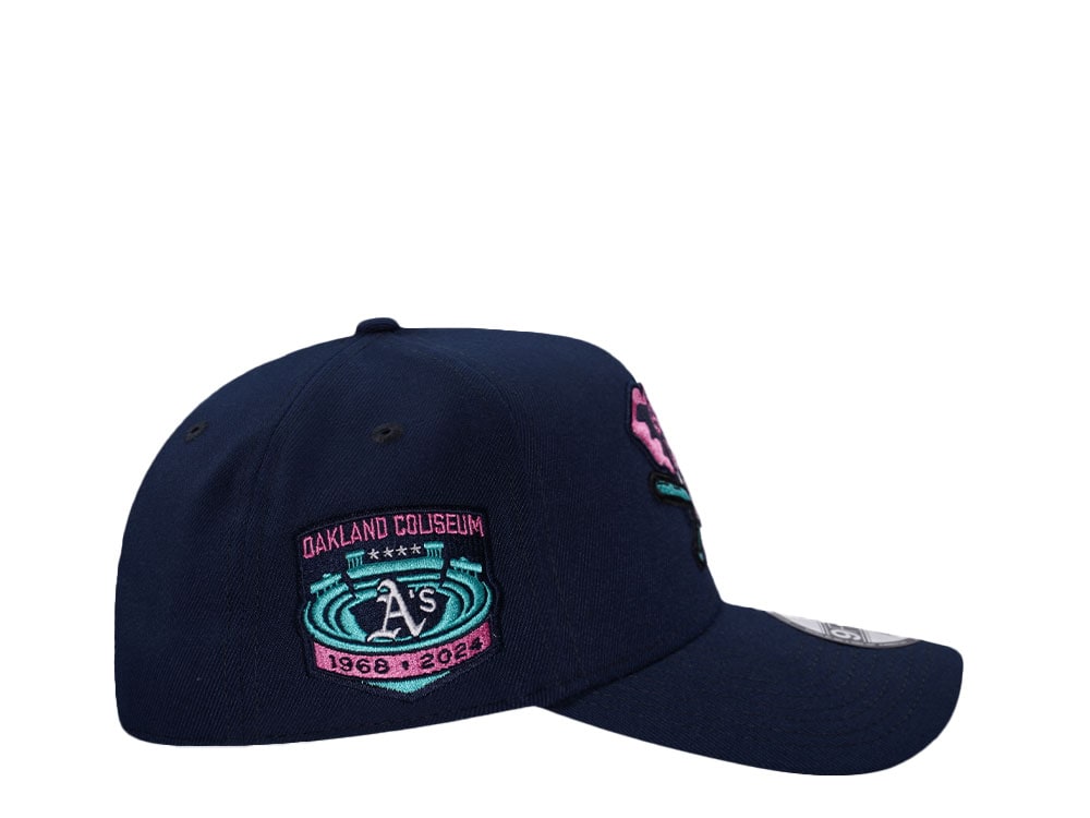 New Era Oakland Athletics Coliseum Ocean Blue Prime Edition 9Forty A Frame Snapback Cap