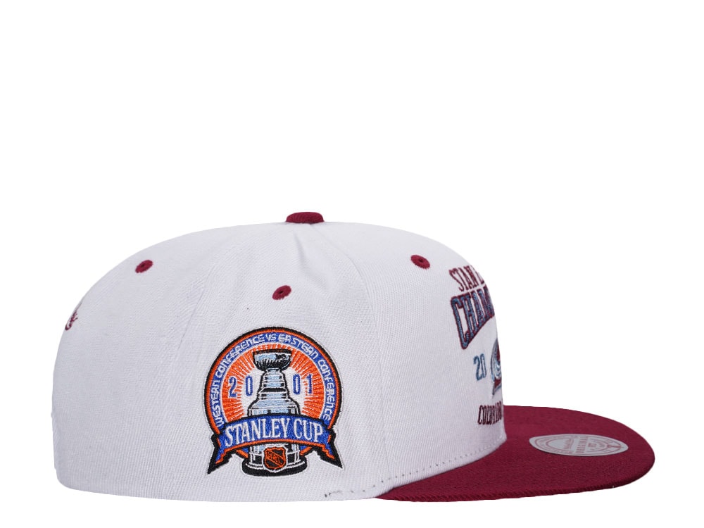 Mitchell & Ness Colorado Avalanche Stanley Cup Champions 2001 Two Tone Snapback Cap