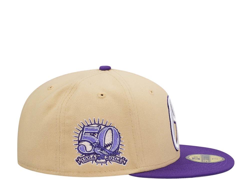 New Era Baltimore Orioles 50th Anniversary Vegas Color Flip Two Tone Edition 59Fifty Fitted Cap