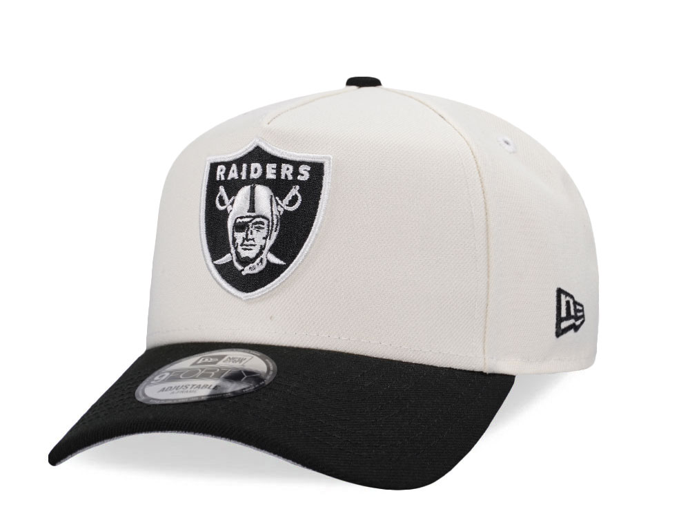New Era Las Vegas Raiders Classic Chrome Two Tone Edition 9Forty A Frame Snapback Cap