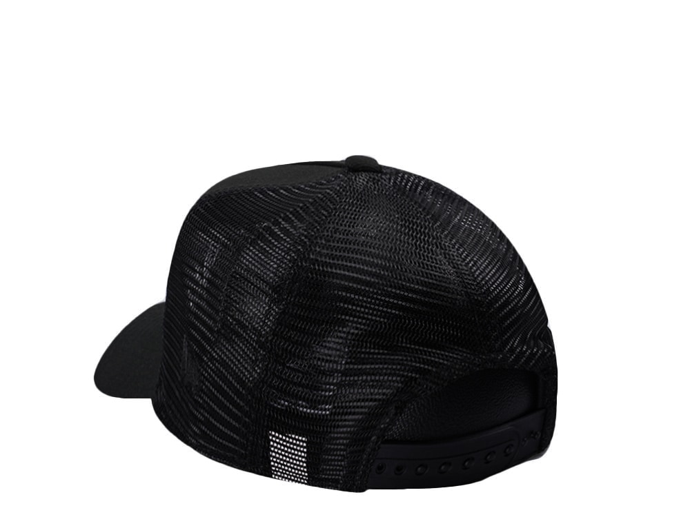 New Era New York Rangers Black Prime Edition 9Forty A Frame Trucker Snapback Cap