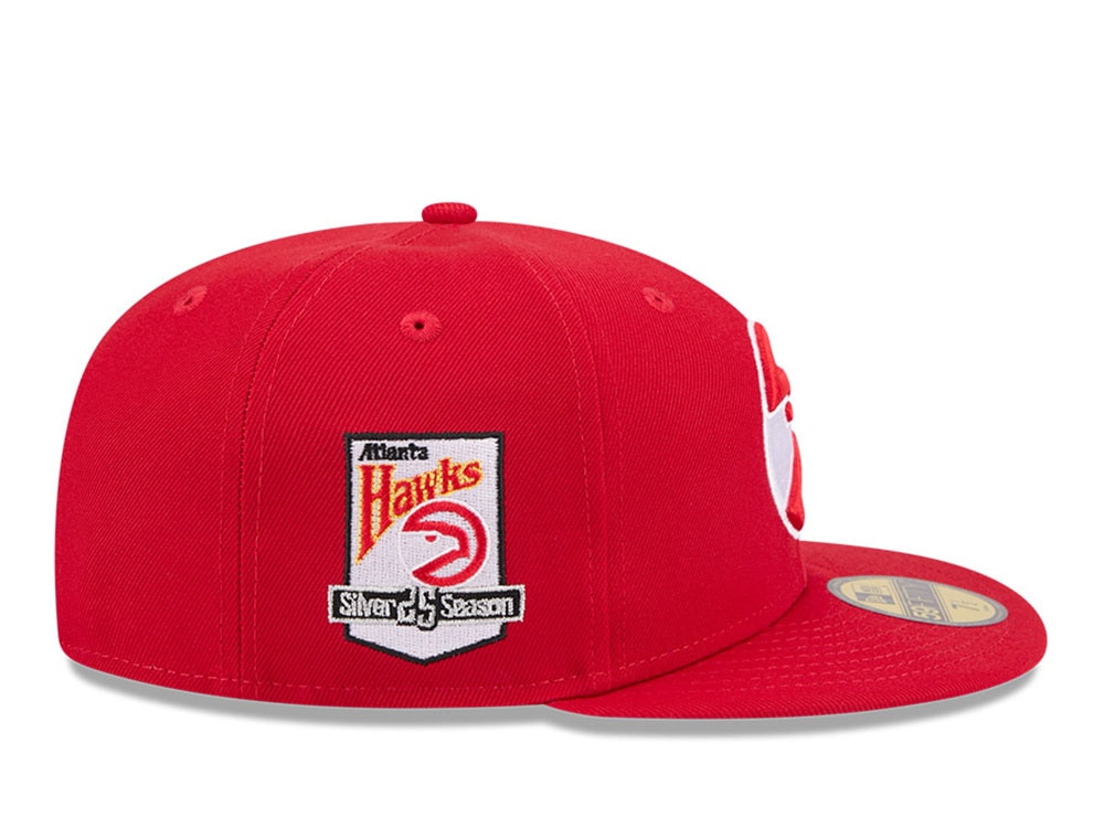 New Era Atlanta Hawks HWC 25th Anniversary Red 59Fifty Fitted Cap