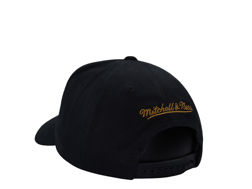 Mitchell & Ness Vegas Golden Knights Black Pro Pinch Fit Snapback Cap
