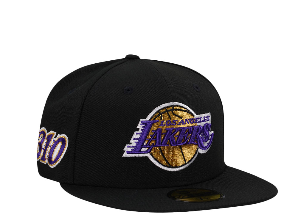 New Era Los Angeles Lakers Lakeshow Gold Black Edition 59Fifty Fitted Cap