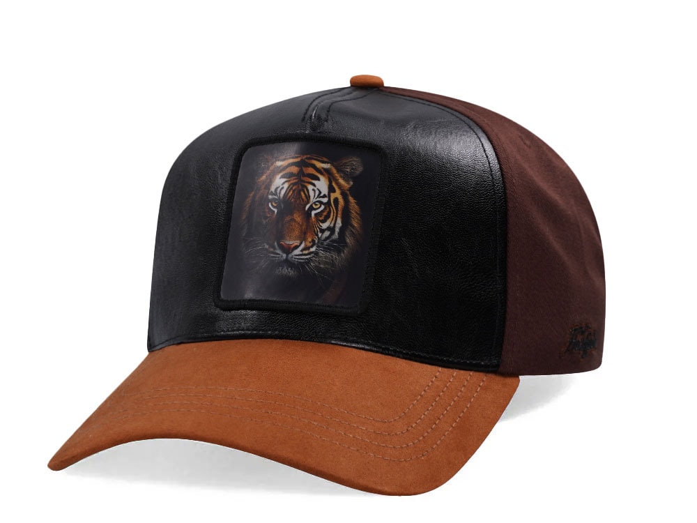 Hatfield Royal Tiger Black Brown Snapback Cap