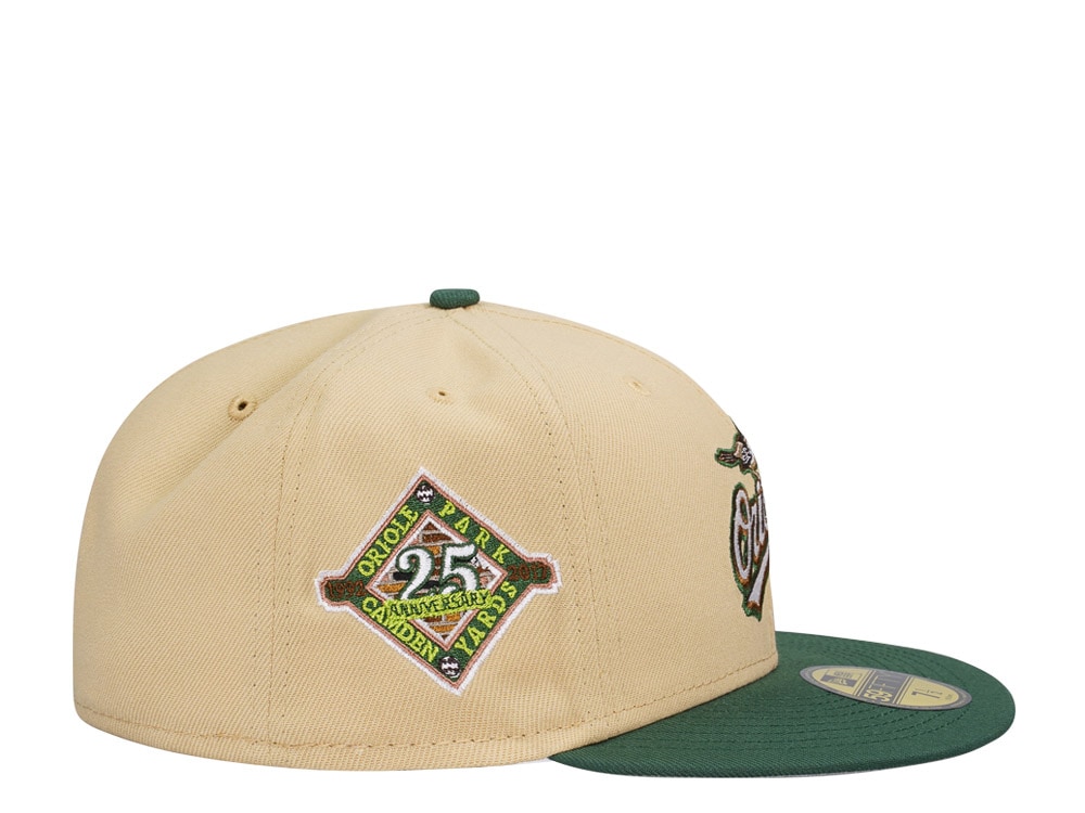 New Era Baltimore Orioles 25th Anniversary Camden Yards Vegas Two Tone Edition 59Fifty Fitted Cap