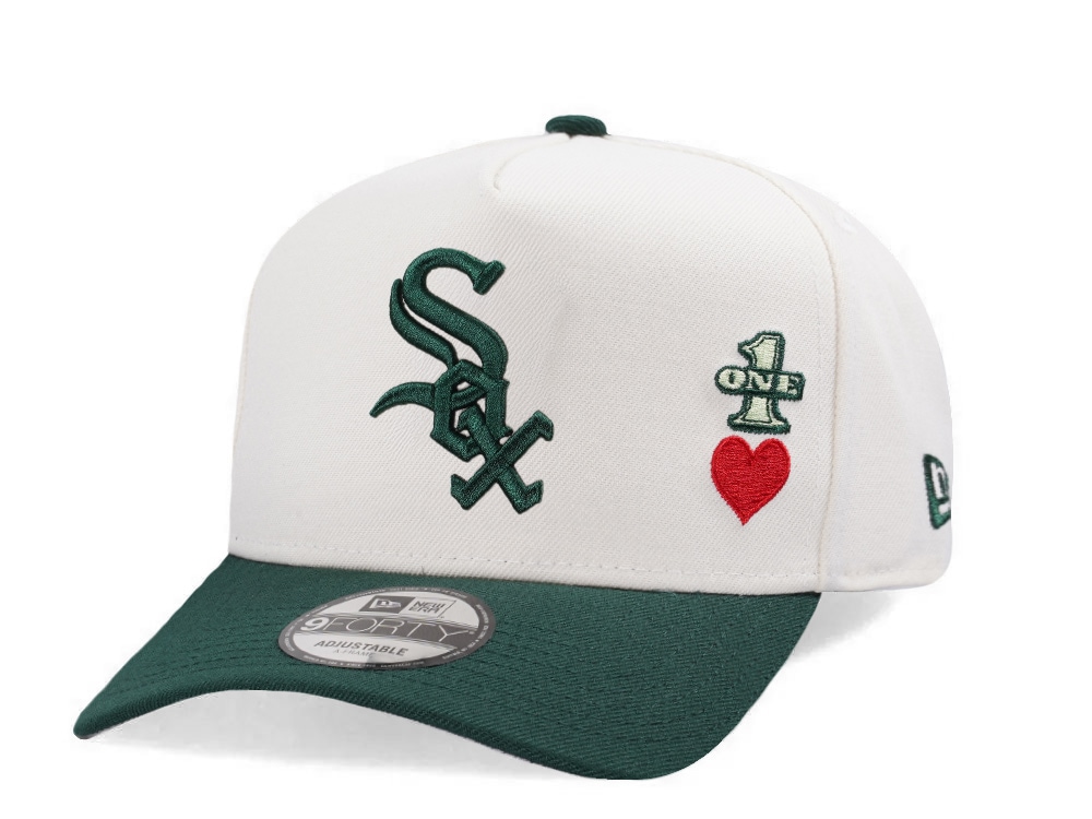 New Era Chicago White Sox 95 Years Dollar Chrome Two Tone Edition 9Forty A Frame Snapback Cap
