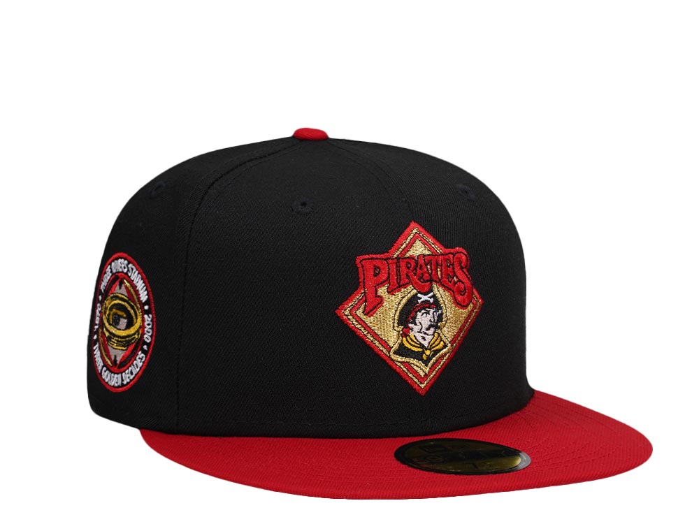 New Era Pittsburgh Pirates Three River Stadium Gold Two Tone Prime Edition 59Fifty Fitted Cap