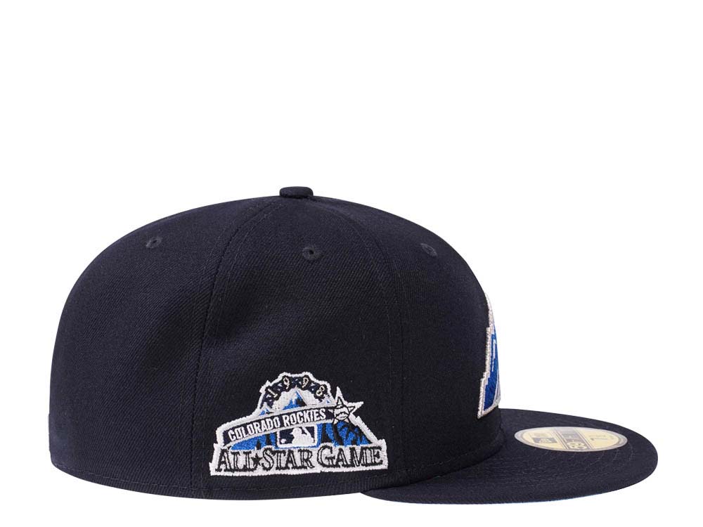 New Era Colorado Rockies All Star Game 1998 Iced Glacier Blue Edition 59Fifty Fitted Cap