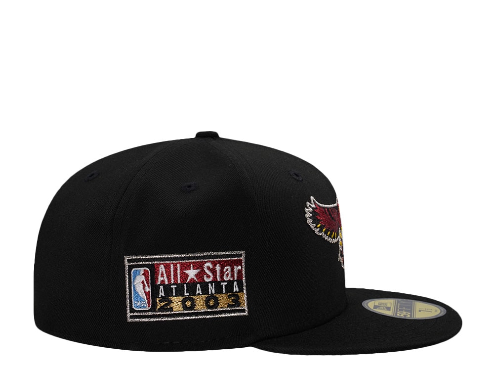 New Era Atlanta Hawks All Star Game 2003 Black Prime Edition 59Fifty Fitted Cap