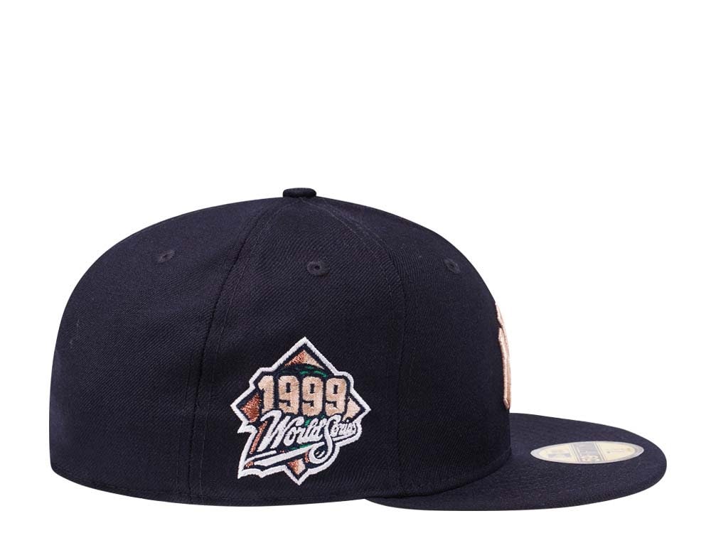 New Era New York Yankees World Series 1999 Navy Peach Prime Edition 59Fifty Fitted Cap