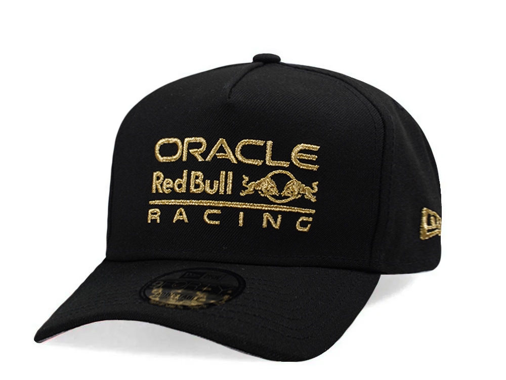 New Era Red Bull F1 Black Gold Prime Edition 9Forty A Frame Snapback Cap