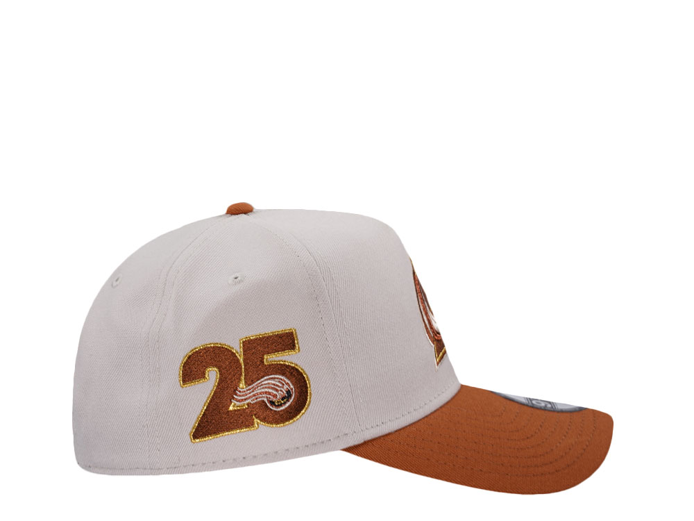 New Era Colorado Avalanche 25th Anniversary Chrome Two Tone Edition 9Forty A Frame Snapback Cap
