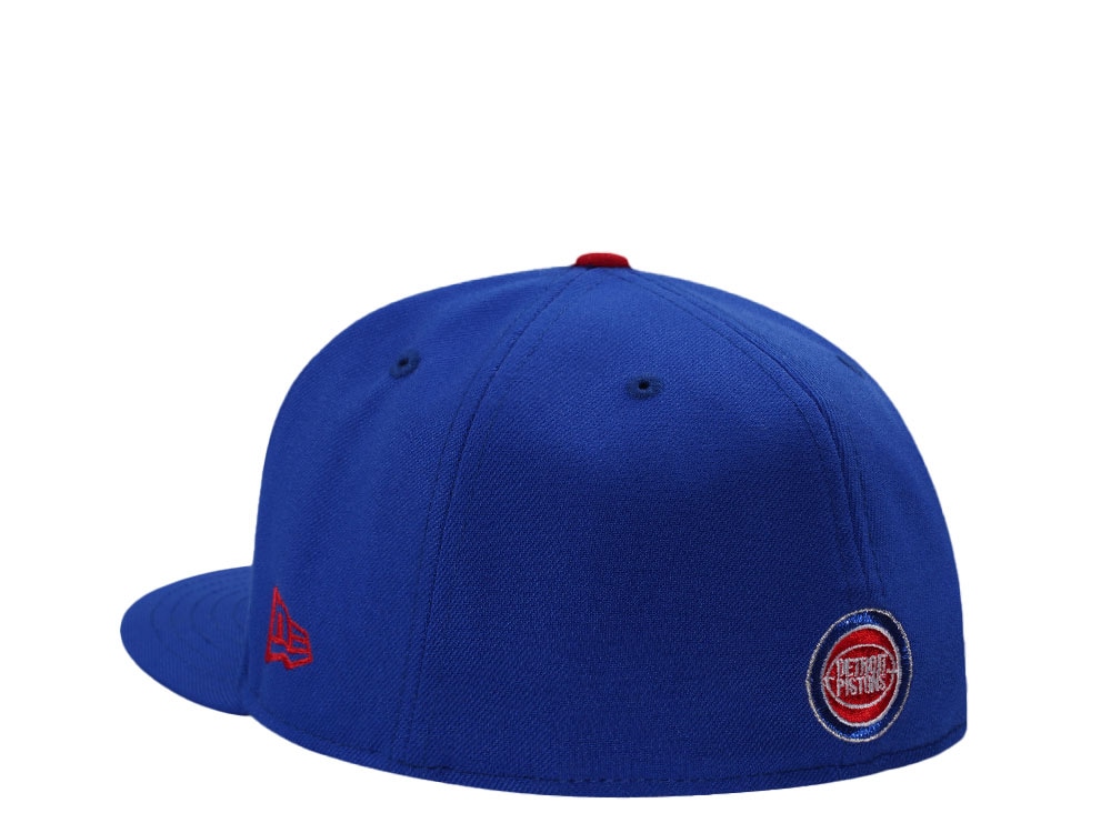 New Era Detroit Pistons 20th Anniversary Blue Prime Edition 59Fifty Fitted Cap