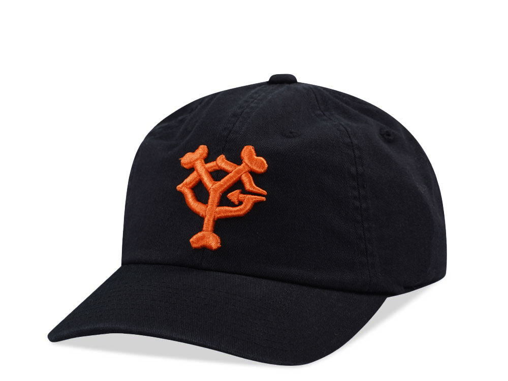American Needle Yomiuri Giants Black Ballpark Strapback Cap
