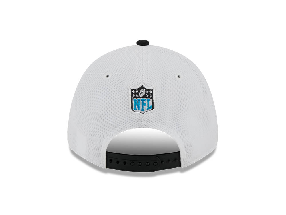 New Era Carolina Panthers NFL Sideline 2023 Black White  9Forty Snapback Cap