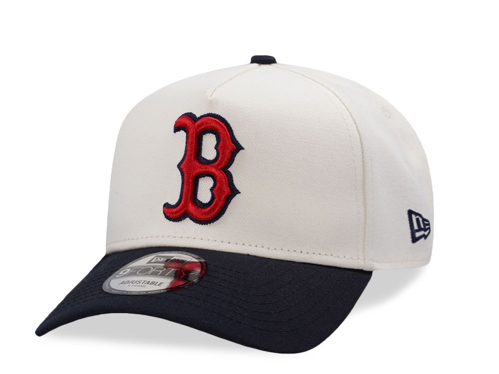 New Era Boston Red Sox Chrome Two Tone Edition 9Forty A Frame Snapback Cap